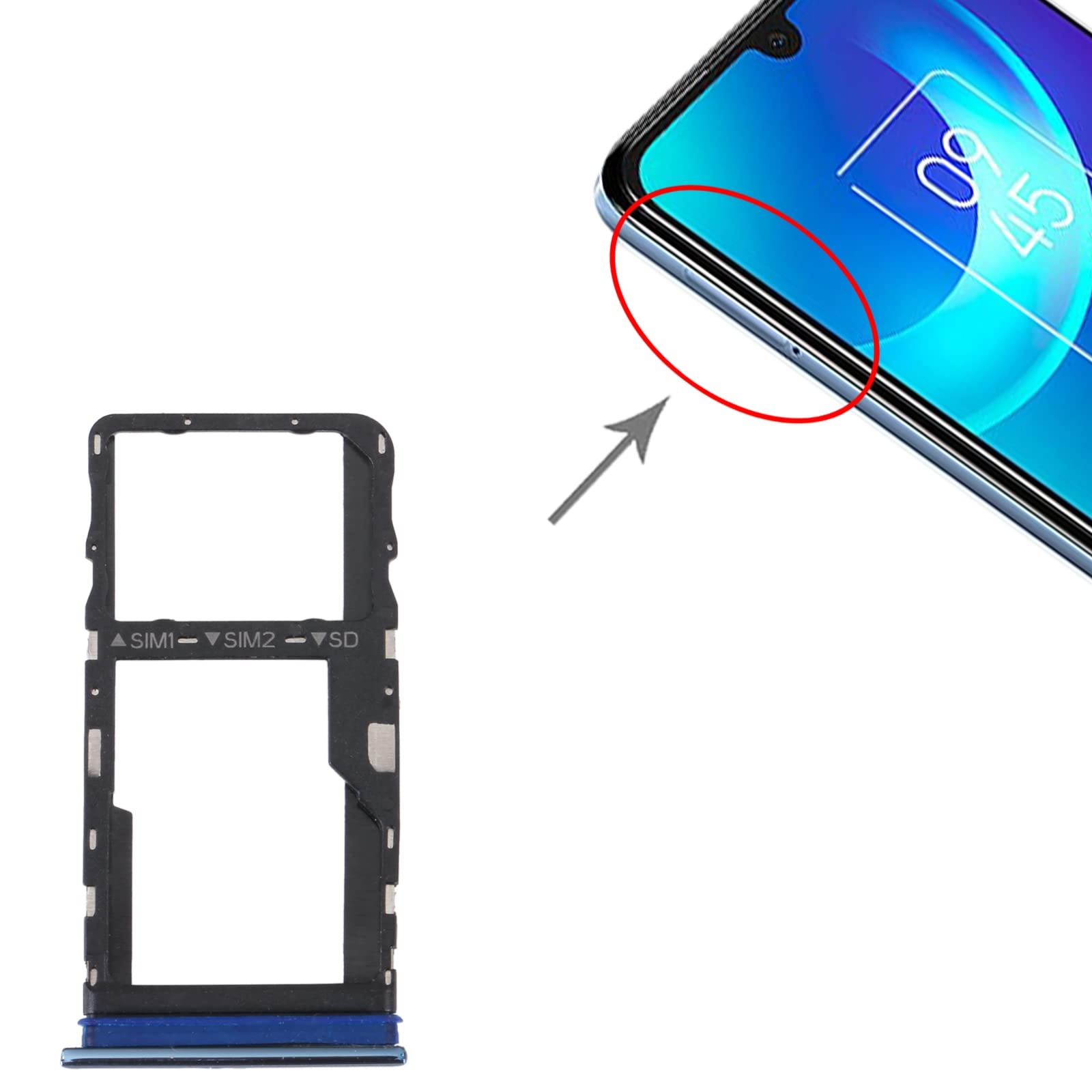 Amazon.com: for TCL 30/30+ / 30 5G SIM Card Tray + Micro SD Card